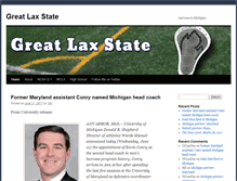 Tablet Screenshot of greatlaxstate.com